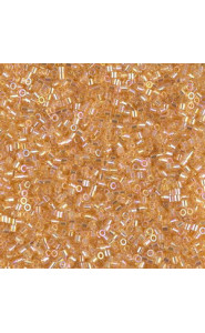 Miyuki delica beads 15/0 - Transparent light amber ab DBS-100